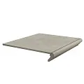 Ступени kerama marazzi km4040g0011ngtf фронтальная Хадду серый светлый матовый 34x40.2
