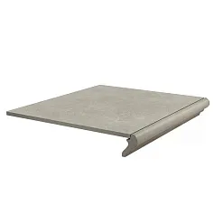Ступени kerama marazzi km4040g0011ngtf фронтальная Хадду серый светлый матовый 34x40.2