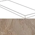 Ступени Привиледж/ privilege Гриджио Угловая Левая 33x120