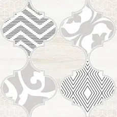 Керамическая плитка Мореска/ moresque Декор2 Бежевый 20x40