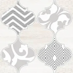 Керамическая плитка Мореска/ moresque Декор2 Бежевый 20x40