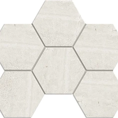 Мозаика estima ka00 Аметис Кайлас/ ametis kailas Хексагон ivory Бежевый 25x28.5