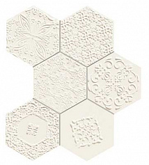 Tubadzin Elementary hex мозаика серый для ванной