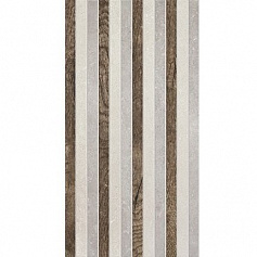 Tubadzin Duo braz/brown декор коричневый для ванной