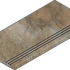 Ступени ДАРК СТУПЕНЬ ЗАКРУГ.ГРИП 30x60 ЛЕВ 30x60