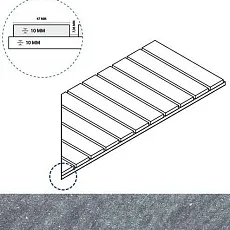 Керамогранит силвер решётка стрим 10 пр 25x60