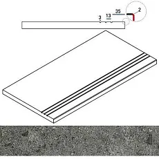 Керамогранит ГРЭЙ БОРtИК 30x60 ГРИП 30x60