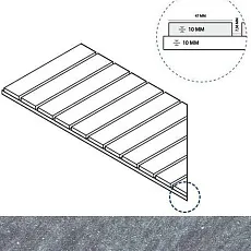 Керамогранит силвер решётка стрим 10 лев 25x60