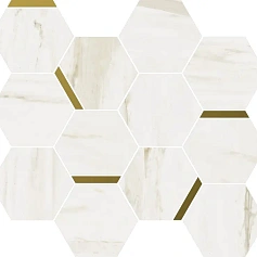 Мозаика Италон  Стелларис Каррара Айвори Шик 28,3х32,8 30x30