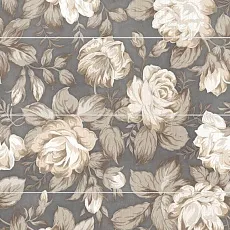 Керамическая плитка Фиори Гриджо/ fiori grigio Панно Цветы (Комплект Из 4 Шт.) 60x80
