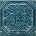 Керамическая плитка Декор Салинас синий 15x15
