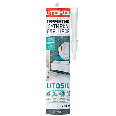 Силиконовый герметик-затирка Литокол Litosil (антрацит)