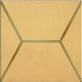 Керамогранит Декор Витраж желтый 15x15