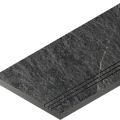 Бортик Италон Материя/ materia x2 Титанио Грип Правый 620090001212 Черный 30x120