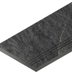 Бортик Италон Материя x2 Титанио грип правый 620090001212 черный 30x120