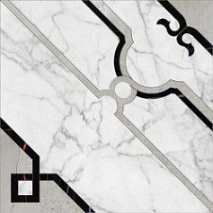 Kerranova MARBLE TREND CARRARA серый 