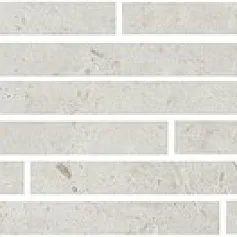 Мозаика Декор Карму мозаичный серый светлый 15x75