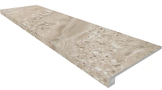 Estima Комплект Estima OM02 Ametis Oceanmist Beige (33x120 непол. прямоугол. бортик без насечек + Подступенок 14,5x120) бежевый 