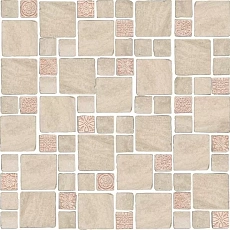 Керамическая плитка Декор kerama marazzi mbd006 Риальто Антика 4 мозаичный бежевый светлый матовый 30x30
