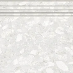 Ступени Керранова Молекула Вайт белый 30x60