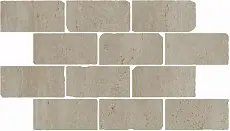 Керамическая плитка Бордюр kerama marazzi br034 Сан-Марко мозаичный бежевый матовый обрезной 26.5x46.5
