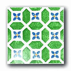 Керамическая плитка majolika avignon 14 декор 20x20