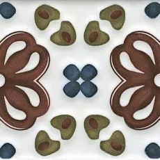 Керамическая плитка Декор Клемансо орнамент stg\b616\16000 7,4x15