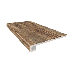 Estima Комплект Estima BG01 Brigantina Oak (Ступень 33x120 непол. прямоугол. бортик без насечек + Подступенок 14,5x120) коричневый 