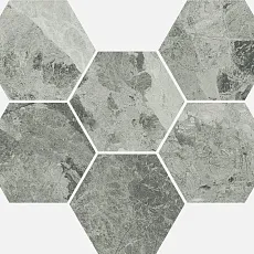 Мозаика ШАР.ЭКСТРА СИЛВЕР МОЗАИКА ГЕКСАГ 25x29