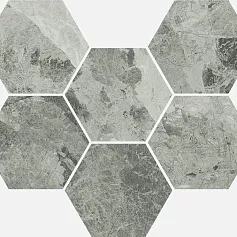 Мозаика ШАР.ЭКСТРА СИЛВЕР МОЗАИКА ГЕКСАГ 25x29