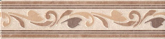 Керама Марацци Бордюр Вилла Флоридиана AD\A241\SG9179 бежевый для ванной