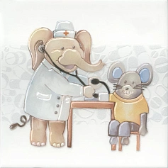 Керама Марацци Декор Kerama Marazzi VT\A503\5009 Айболит 3 разноцветный 