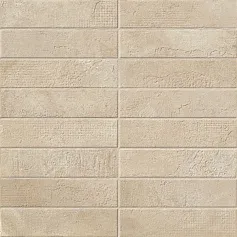 Керамогранит Гарда Белый Брик Декор 45x45