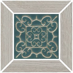 Керама Марацци Вставка Kerama Marazzi ID151 Тровазо наборный серый светлый матовый серый 