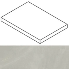 Ступени Континуум Сильвер ступ. угл.пр 33x120