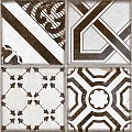 Керамическая плитка Альма Бохо/ boho twu2550boh17 разноцветный 24.9x50