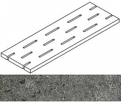 Италон ГРЭЙ РЕШЁТКА 20X60 серый для улицы для крыльца