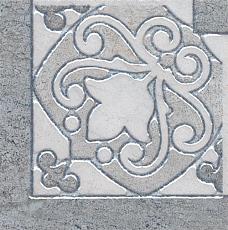 Керамогранит вставка монтаньоне серый лаппатированный hgd\b39\tu0031l 9,7x9,7