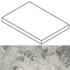 Ступени Континуум Стоун Грэй ступ. угл.пр 33x160