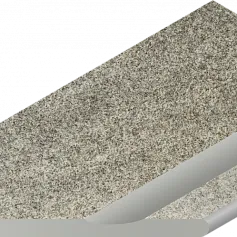 Керамогранит Бортик Нордика Сильвер с выемкой закругленный левый 620090001062 серый 30x60