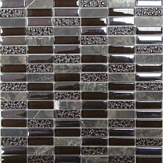 Мозаика super line (Браун) 30x30