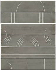 Керама Марацци Панно Kerama Marazzi KMP3STA004RN6X Панно Мажорель серый глянцевый из 6 частей серый 