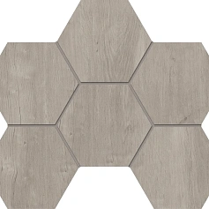 Мозаика estima sf03 Софт Вуд Хексагон grey серый 25x28.5