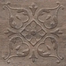 Керамогранит Вставка Браш Вуд коричневый тёмный stg\c482\sg1550 9,9x9,9