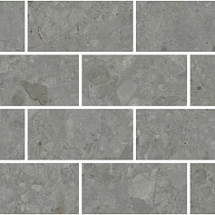 Керамическая плитка Декор kerama marazzi dd606120\mm Чеппо ди Гре мозаичный серый темный матовый обрезной 20x34.6