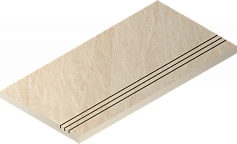 Италон МАГНЕЗИО БОРTИК 30X60 ГРИП бежевый для улицы для крыльца