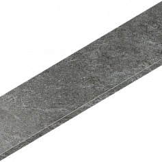 Ступени Италон Магма Графит угловая левая 620070002989 серый 33x120