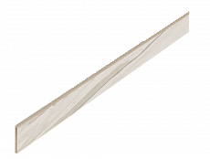 Керамогранит Портофино Белый Плинтус 7,2x45