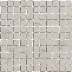 Керамическая плитка Декор kerama marazzi mbs003 Про Лаймстоун Спакко мозаичный серый светлый матовый 20x20