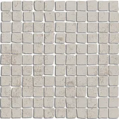 Керамическая плитка Декор kerama marazzi mbs003 Про Лаймстоун Спакко мозаичный серый светлый матовый 20x20